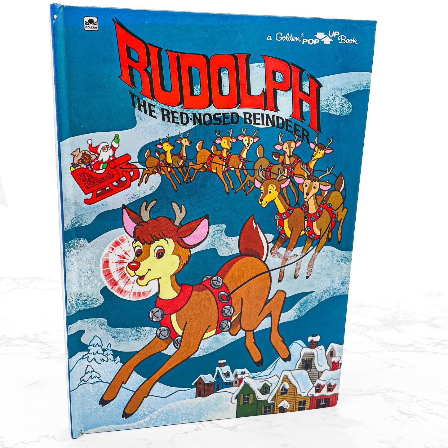 Rudolph the Red-Nosed Reindeer: A Golden POP-UP BOOK by Robert L. May & Darrell Baker [FIRST EDITION] 1983 • Golden