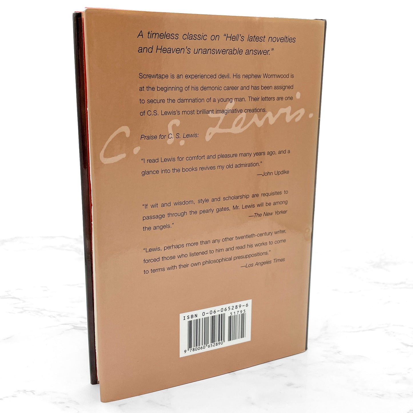 The Screwtape Letters by C.S. Lewis [HARDCOVER RE-ISSUE] 2001 • HarperCollins