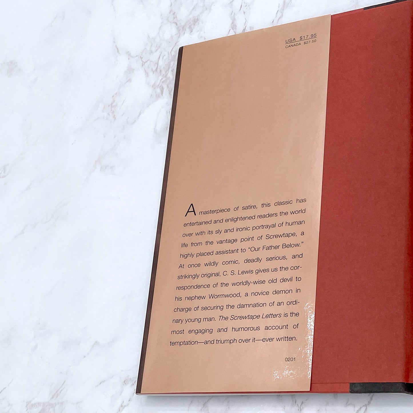 The Screwtape Letters by C.S. Lewis [HARDCOVER RE-ISSUE] 2001 • HarperCollins