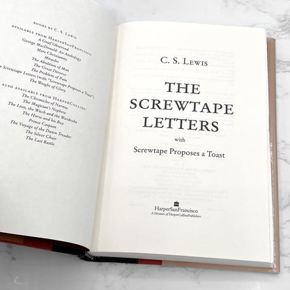 The Screwtape Letters by C.S. Lewis [HARDCOVER RE-ISSUE] 2001 • HarperCollins