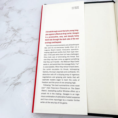 Savages by Don Winslow [FIRST EDITION • FIRST PRINTING] 2010 • Simon & Schuster