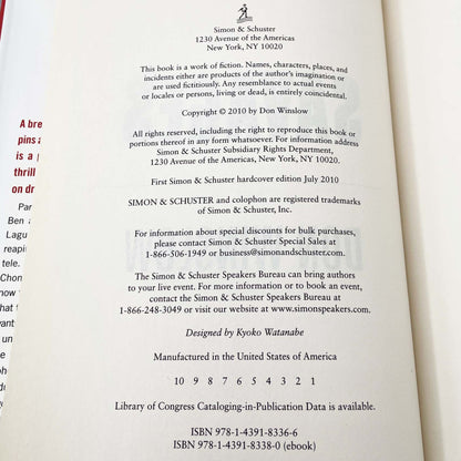 Savages by Don Winslow [FIRST EDITION • FIRST PRINTING] 2010 • Simon & Schuster