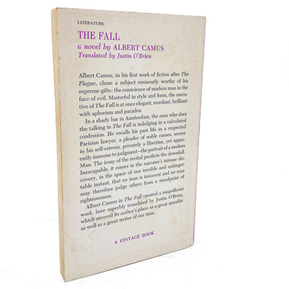 The Fall by Albert Camus [FIRST PAPERBACK PRINTING] 1956 • Vintage Books