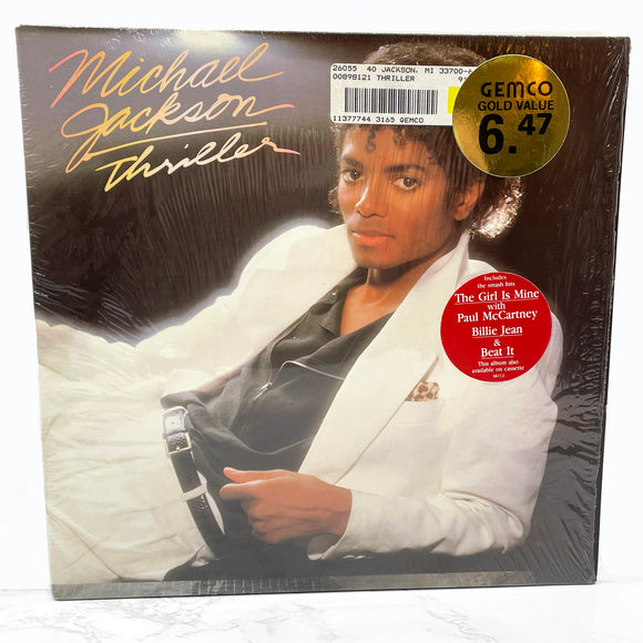 Michael Jackson – Thriller [VINYL LP] 1982 • Epic Records • Mint in Shrink! • 1st Pressing w/ Error