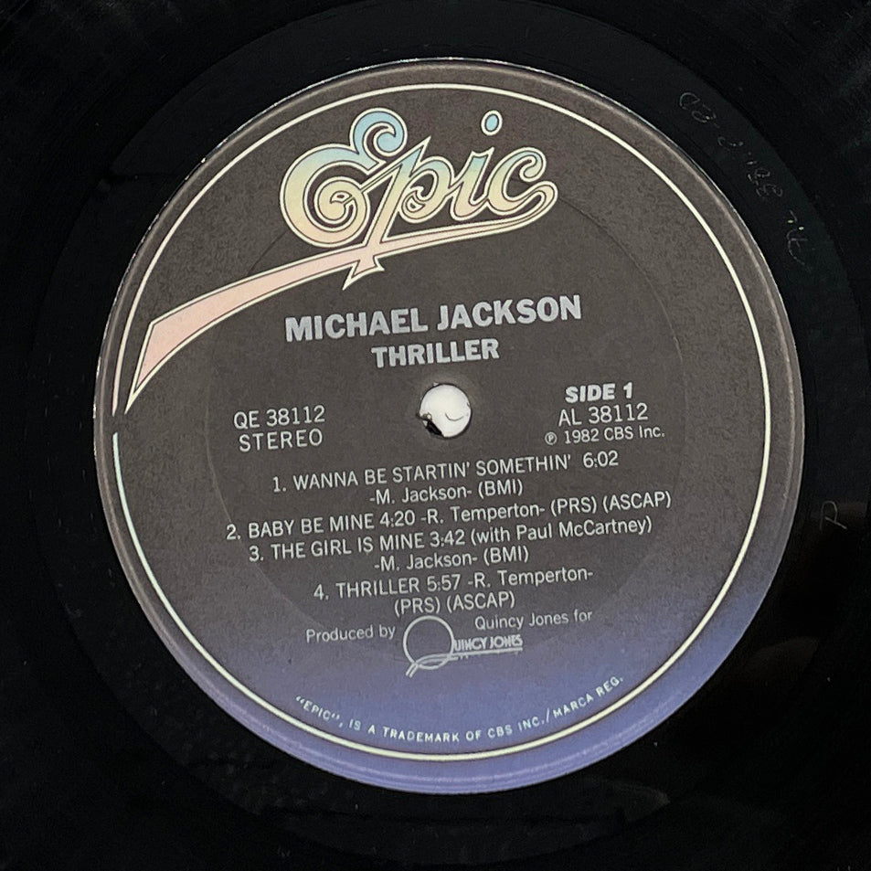 Michael Jackson – Thriller [VINYL LP] 1982 • Epic Records • Mint
