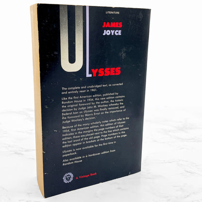 Ulysses by James Joyce [TRADE PAPERBACK] 1961 • Vintage Books
