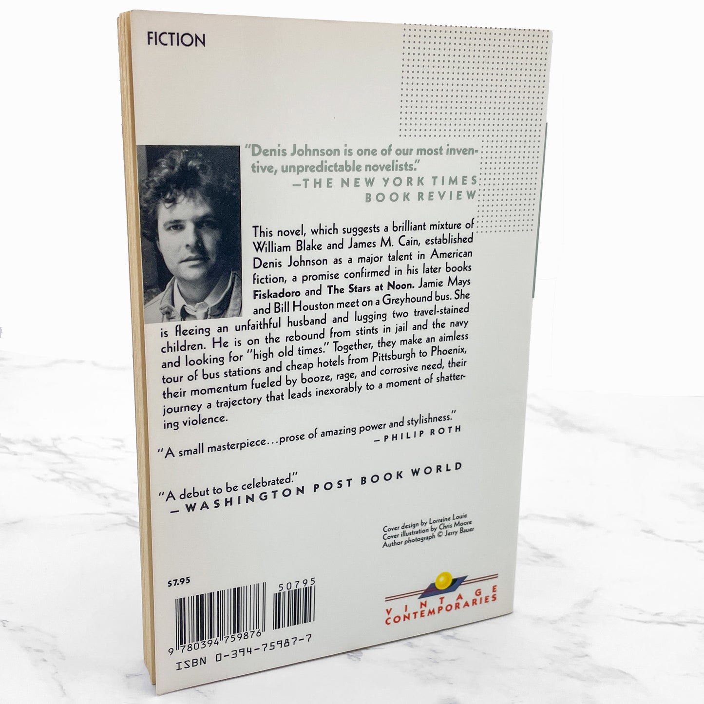 Angels by Denis Johnson [TRADE PAPERBACK] 1989 • Vintage Contemporaries • 1st Print!