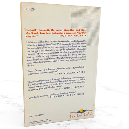 Dancing Bear by James Crumley [FIRST PAPERBACK PRINTING] 1984 • Vintage Contemporaries