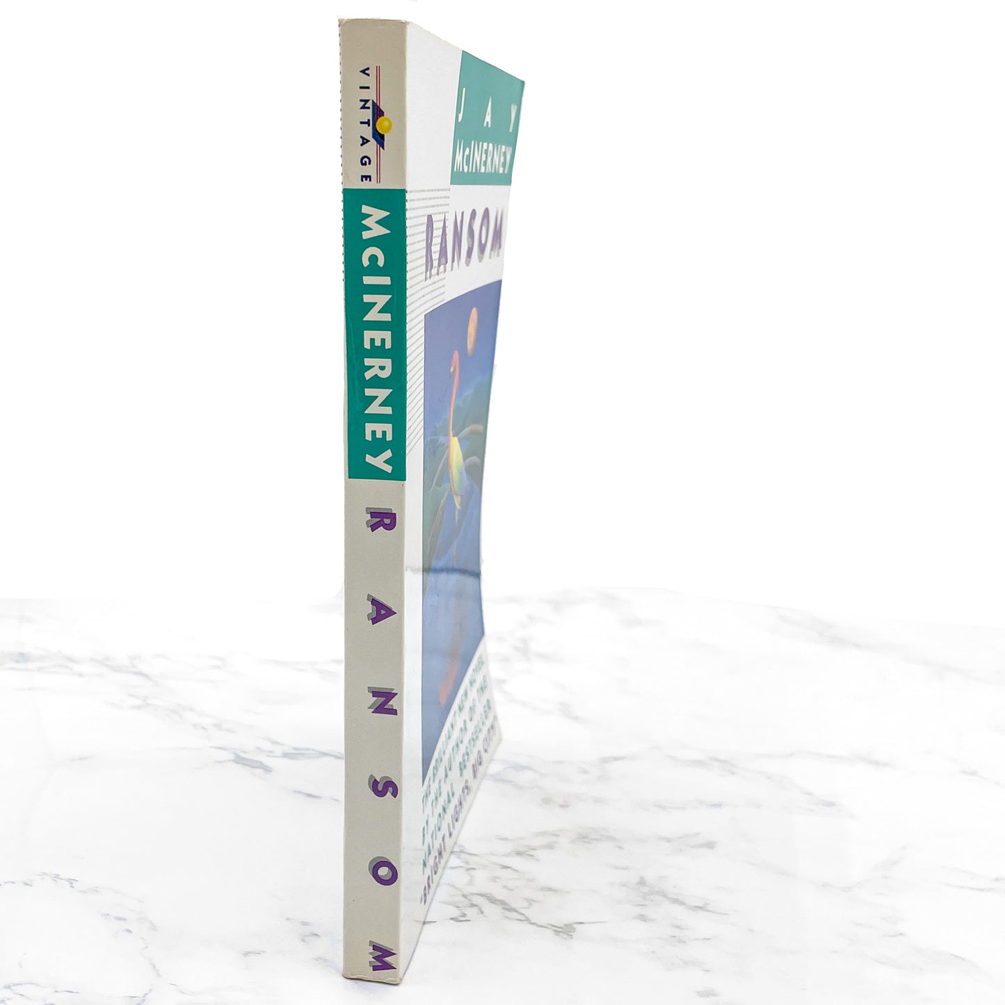 Ransom by Jay McInerey [FIRST EDITION • FIRST PRINTING] 1985 • Vintage Contemporaries