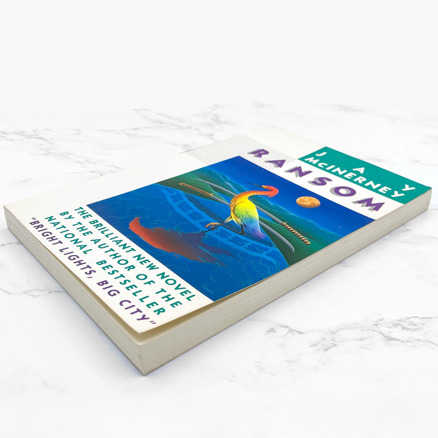 Ransom by Jay McInerey [FIRST EDITION • FIRST PRINTING] 1985 • Vintage Contemporaries