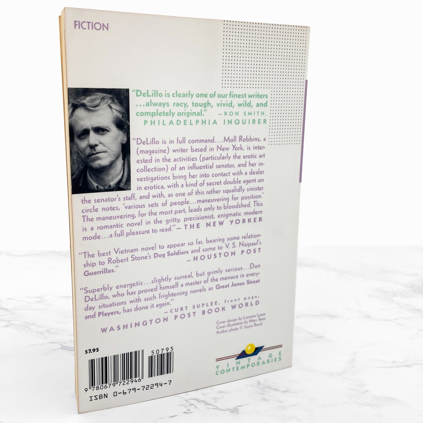 Running Dog by Don DeLillo [TRADE PAPERBACK] 1989 • Vintage Contemporaries • 1st Print!