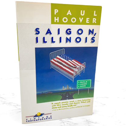 Saigon, Illinois by Paul Hoover [FIRST EDITION • FIRST PRINTING] 1988 • Vintage Contemporaries