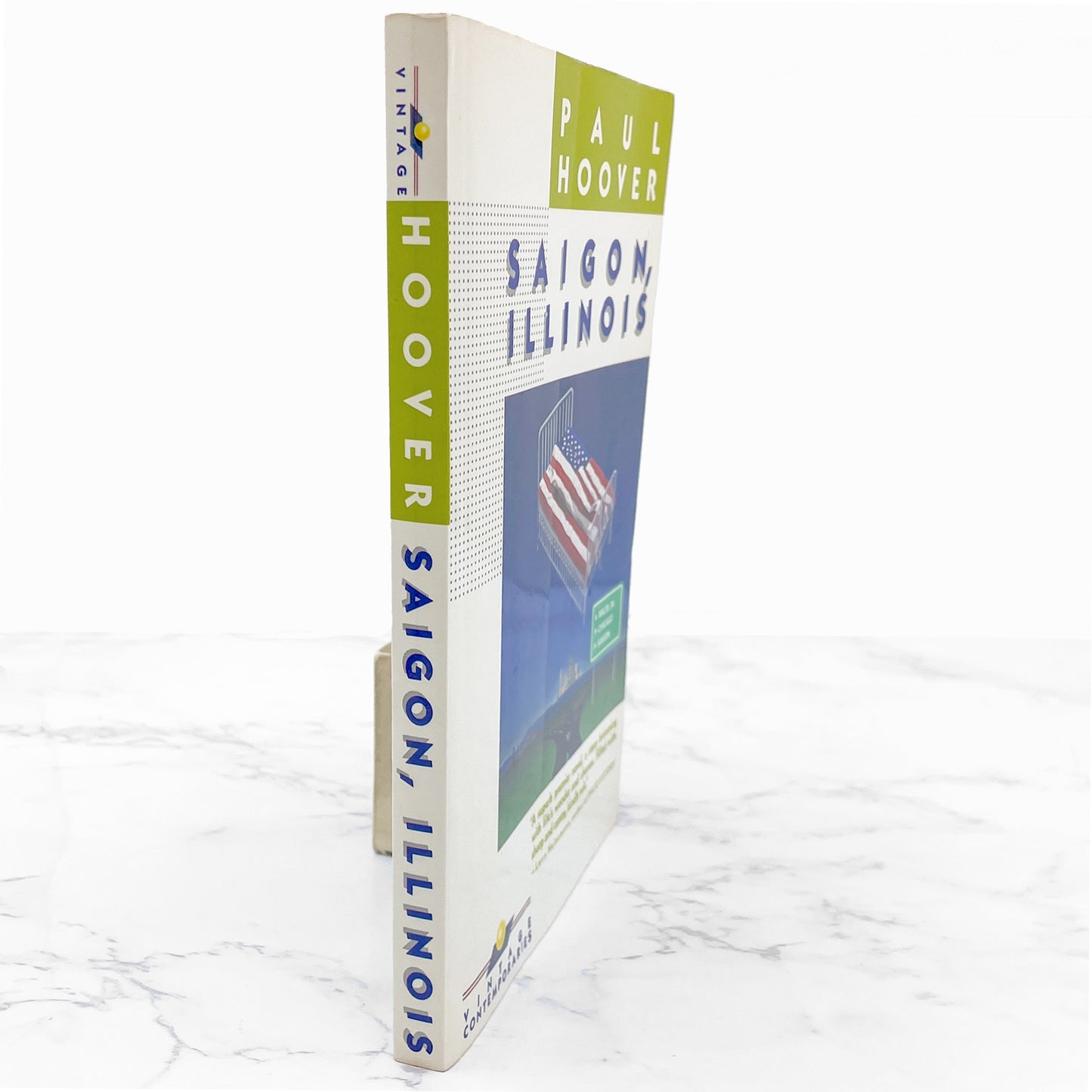 Saigon, Illinois by Paul Hoover [FIRST EDITION • FIRST PRINTING] 1988 • Vintage Contemporaries