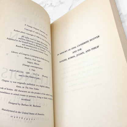 Saigon, Illinois by Paul Hoover [FIRST EDITION • FIRST PRINTING] 1988 • Vintage Contemporaries