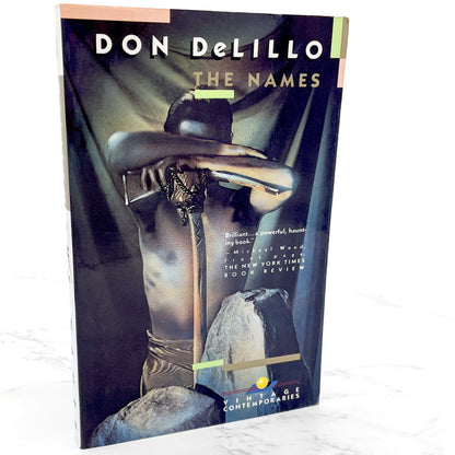 The Names by Don DeLillo [TRADE PAPERBACK] 1989 • Vintage Contemporaries • 1st Print!