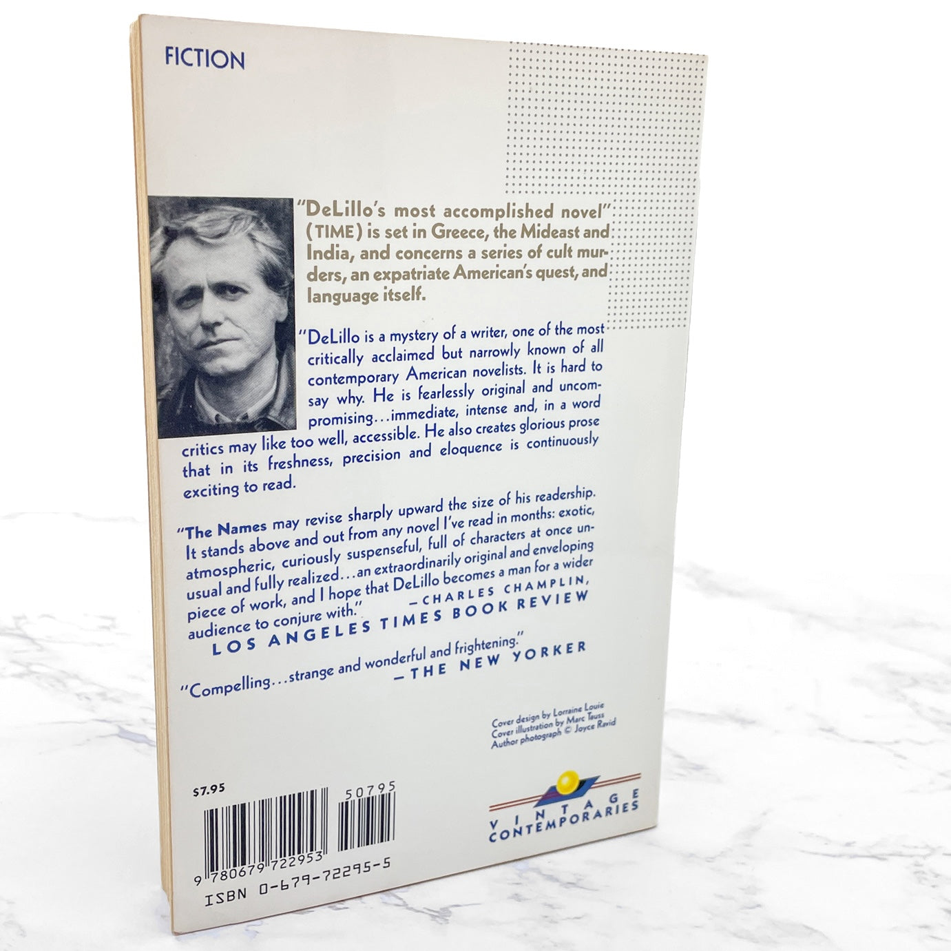 The Names by Don DeLillo [TRADE PAPERBACK] 1989 • Vintage Contemporaries • 1st Print!