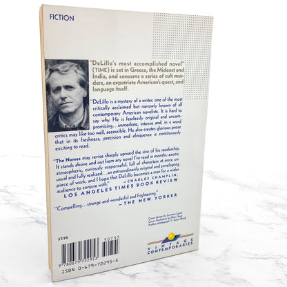 The Names by Don DeLillo [TRADE PAPERBACK] 1989 • Vintage Contemporaries • 1st Print!