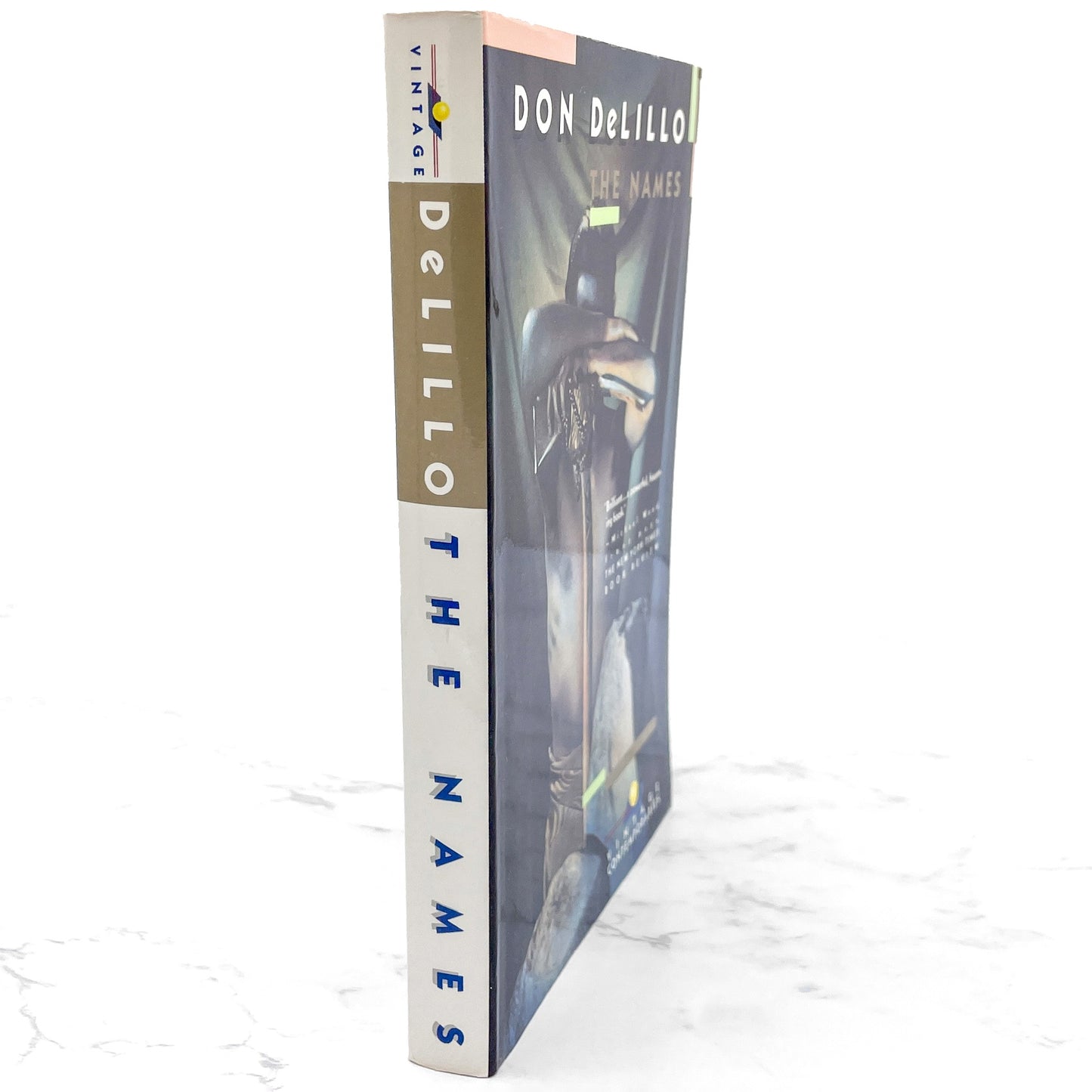 The Names by Don DeLillo [TRADE PAPERBACK] 1989 • Vintage Contemporaries • 1st Print!