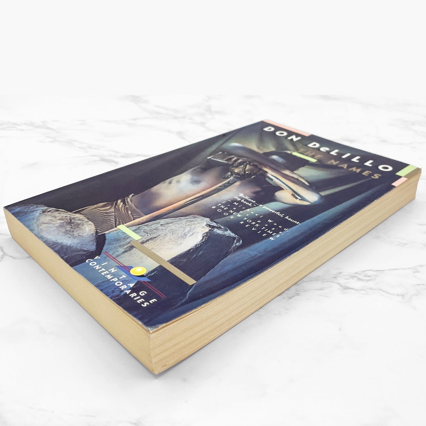 The Names by Don DeLillo [TRADE PAPERBACK] 1989 • Vintage Contemporaries • 1st Print!