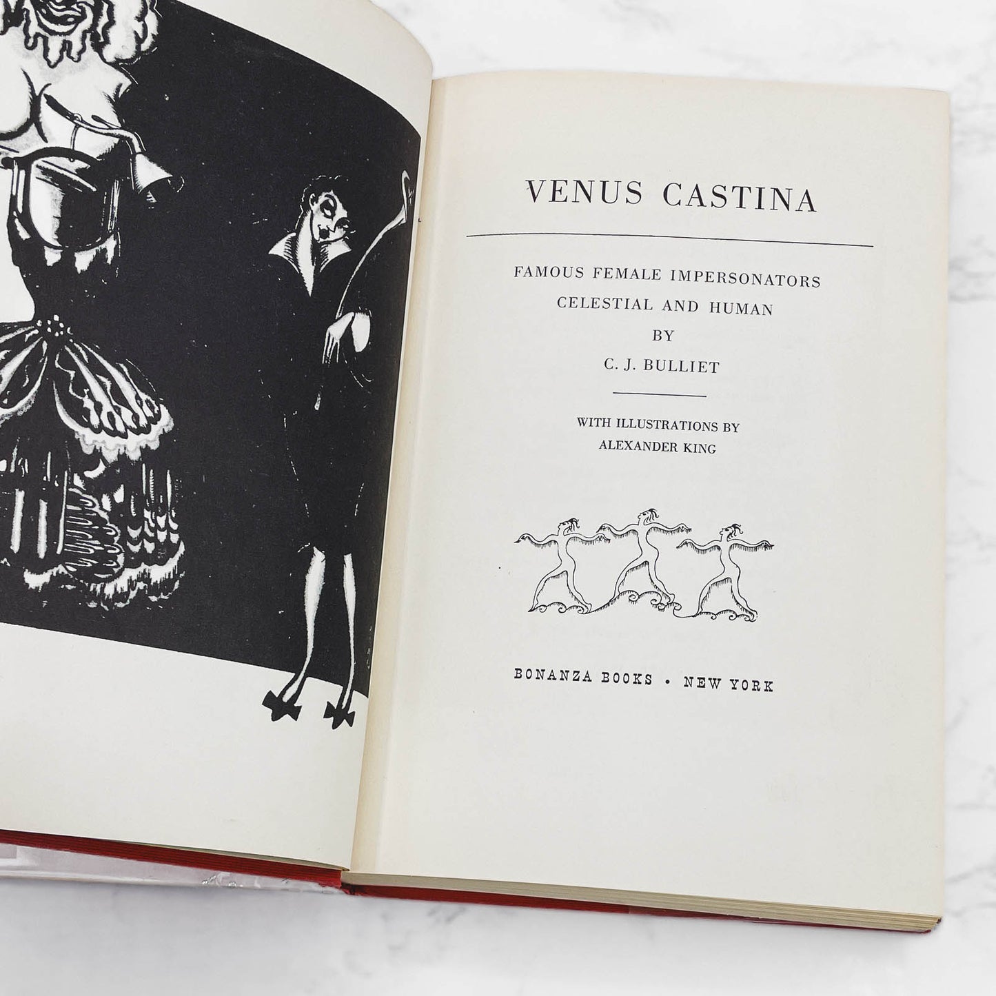 Venus Castina: Famous Female Impersonators Celestial & Human by C.J. Bulliet [FACSIMILE EDITION HARDCOVER] 1956 • Bonanza