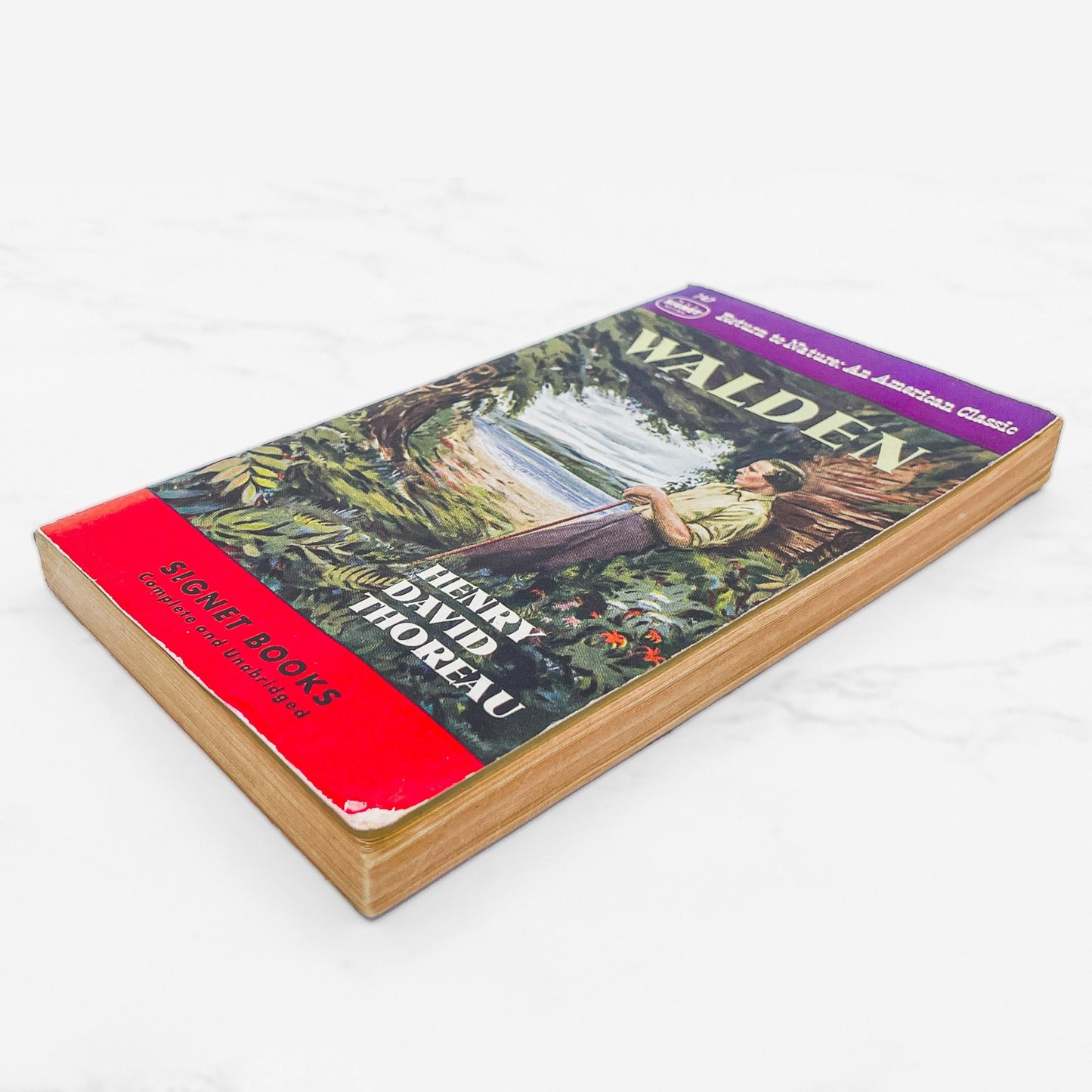Walden by Henry David Thoreau [FIRST PAPERBACK EDITION] 1942 • Signet • 4th Print / 1949