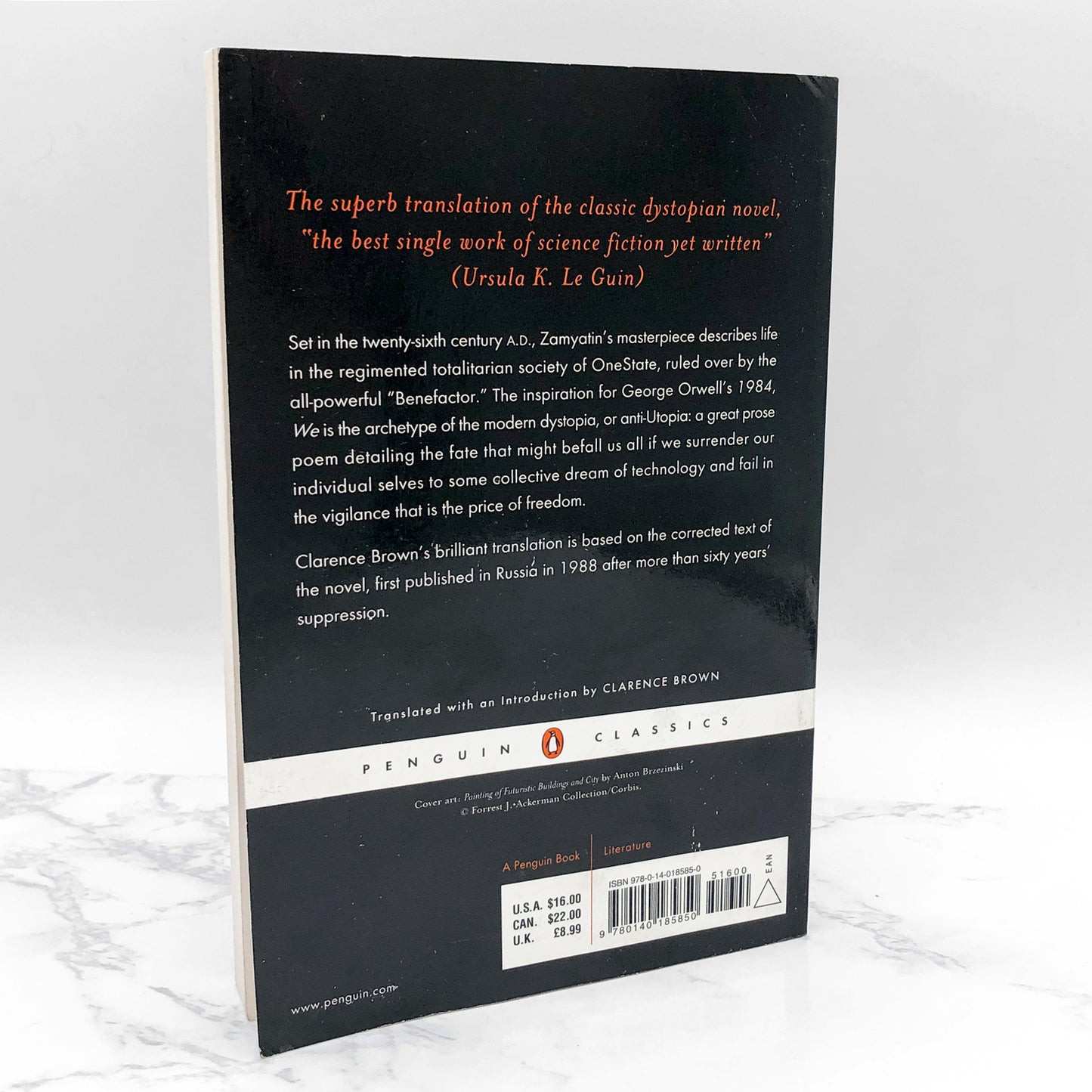 We by Yevgeny Zamyatin [TRADE PAPERBACK] 1993 • Penguin Classics