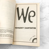 We by Yevgeny Zamyatin [1999 PAPERBACK] • Avon Eos