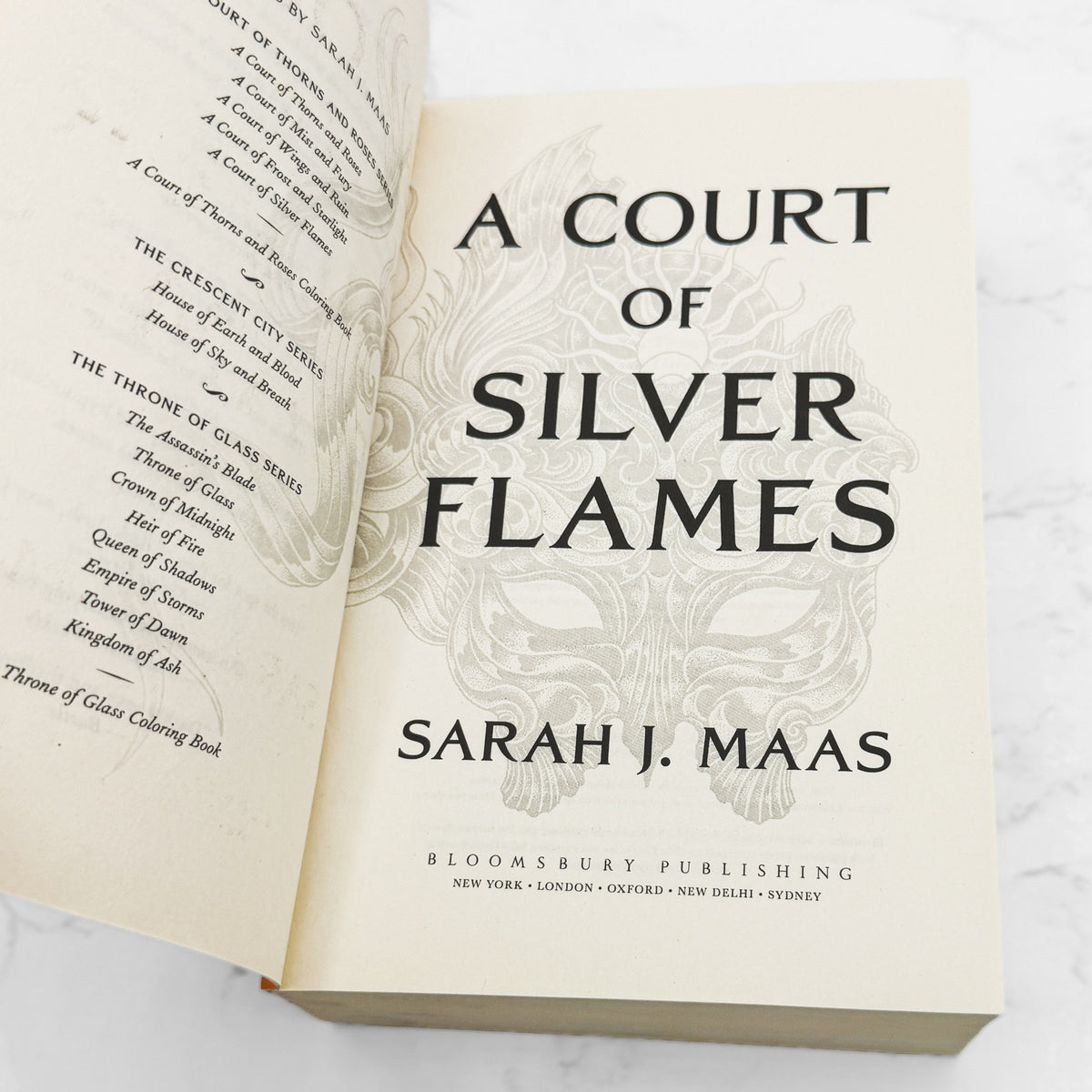 A Court of Silver Flames by Sarah J. Maas [FIRST PAPERBACK EDITION] 2022 • Bloomsbury