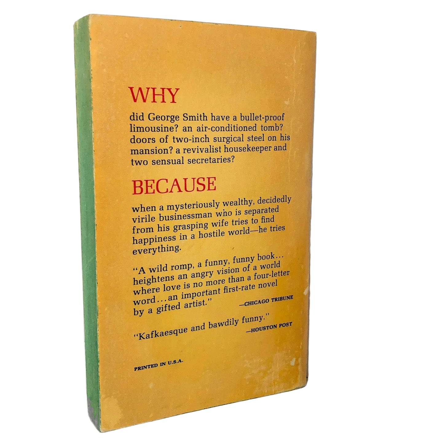 A Singular Man by J.P. Donleavy [FIRST PAPERBACK PRINTING] 1967 • Dell