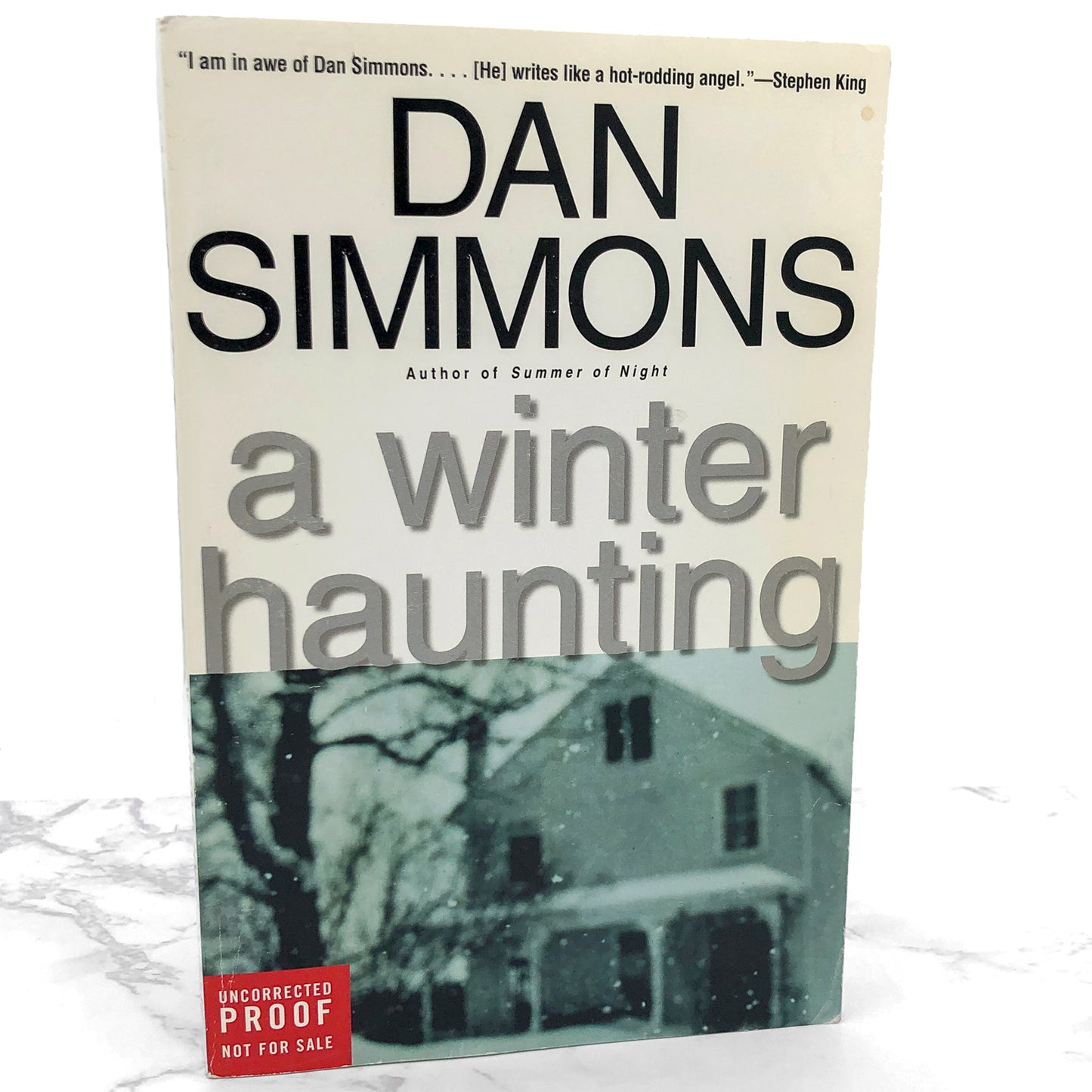 A Winter Haunting by Dan Simmons [UNCORRECTED PROOF] 2002 • William Morrow