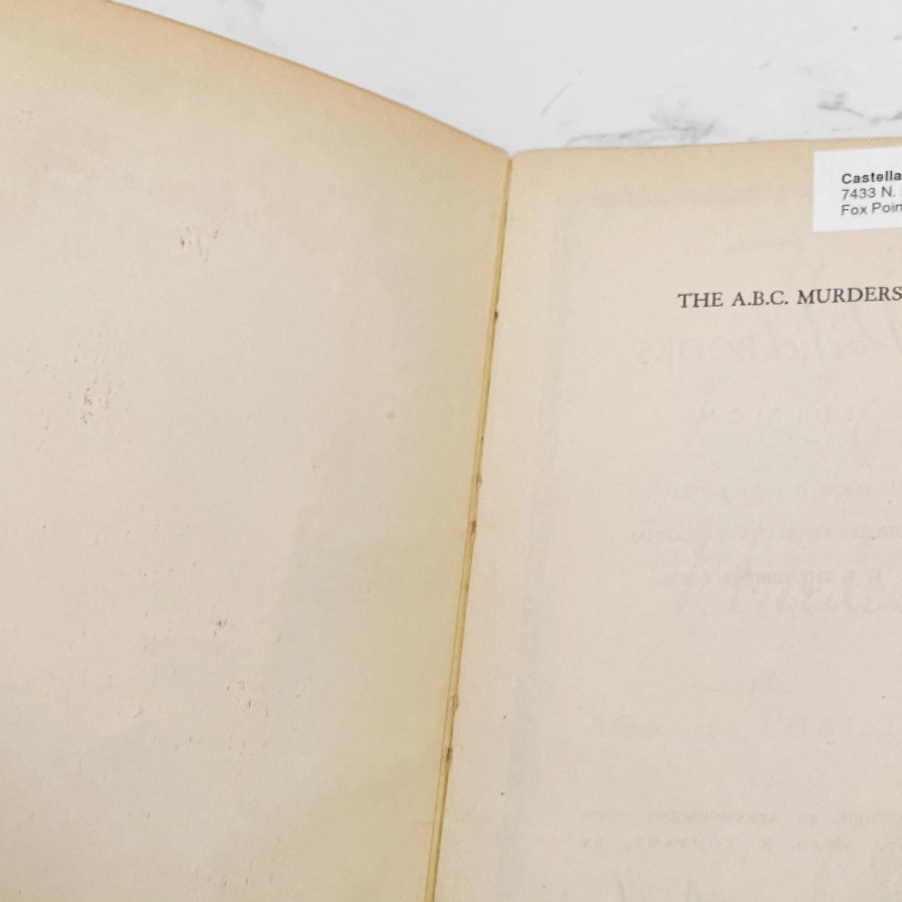 The ABC Murders by Agatha Christie [FIRST PAPERBACK EDITION] 1941 • Pocket Books • Poirot #13
