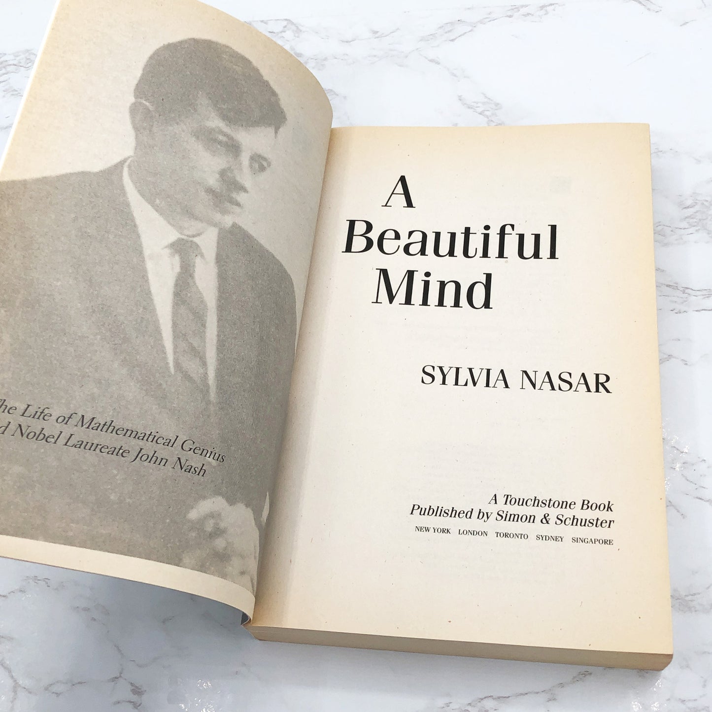 A Beautiful Mind by Sylvia Nasar [TRADE PAPERBACK] 2001 • Touchstone