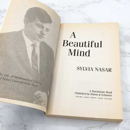 A Beautiful Mind by Sylvia Nasar [TRADE PAPERBACK] 2001 • Touchstone