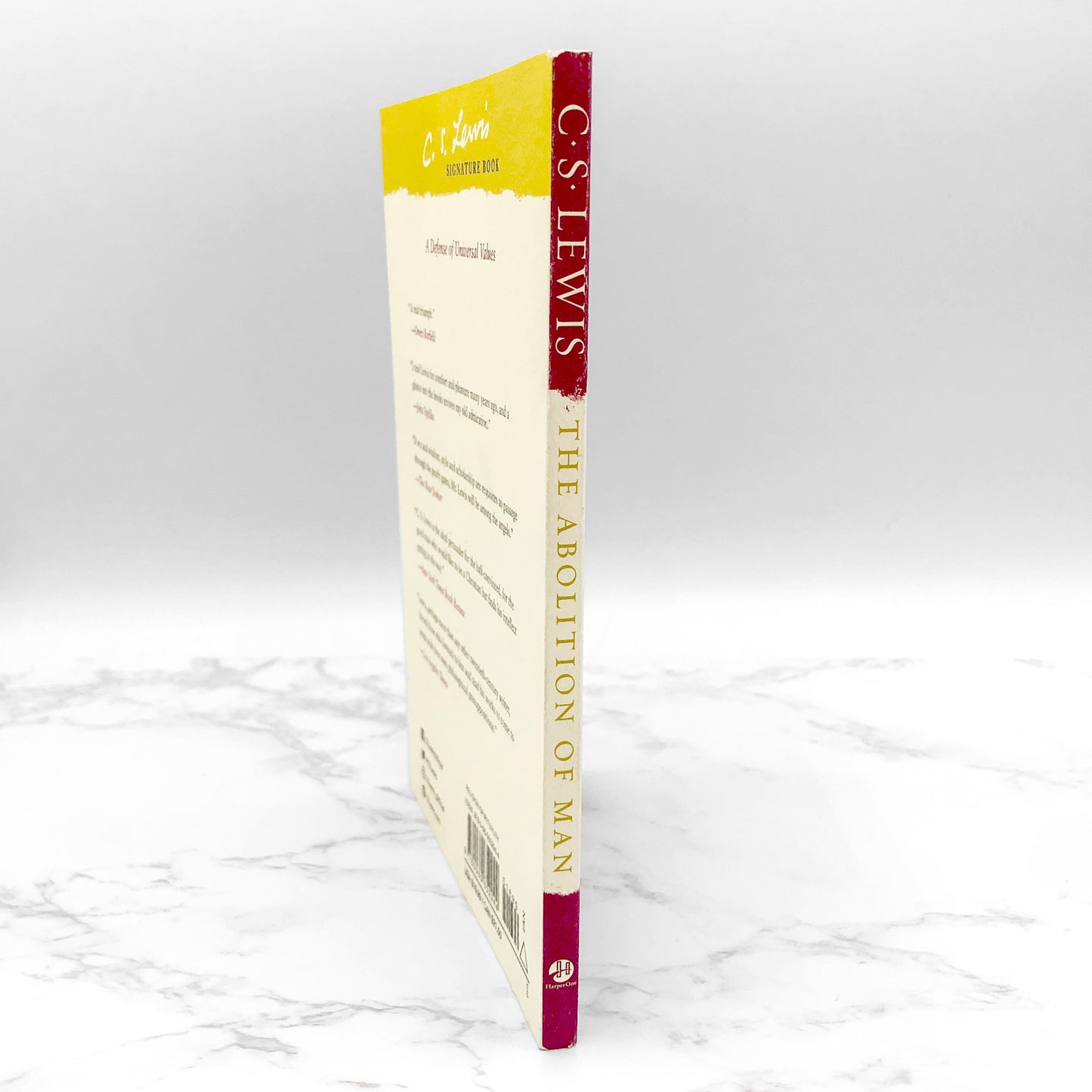 The Abolition of Man by C.S. Lewis [DELUXE TRADE PAPERBACK] 2001