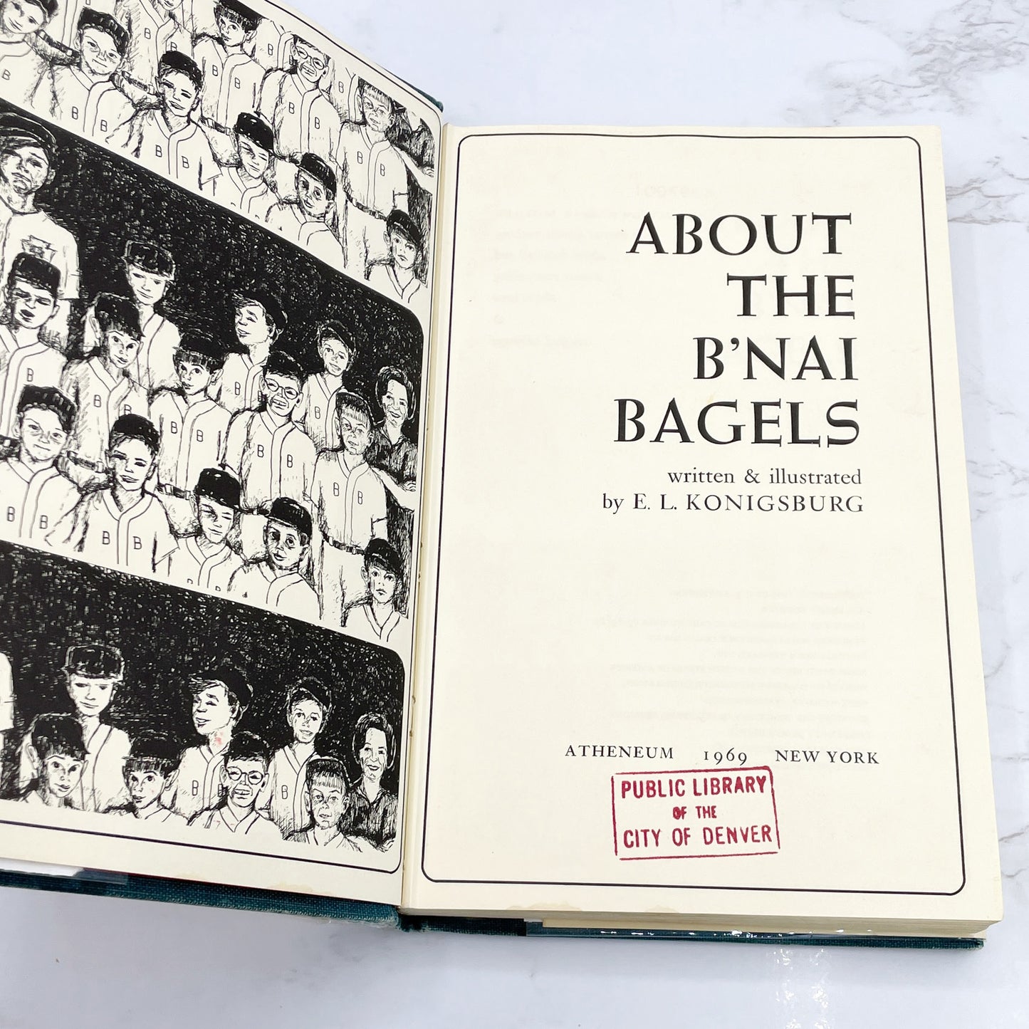 About the B'nai Bagels by E.L. Konigsburg [FIRST EDITION] 1969 • Atheneum