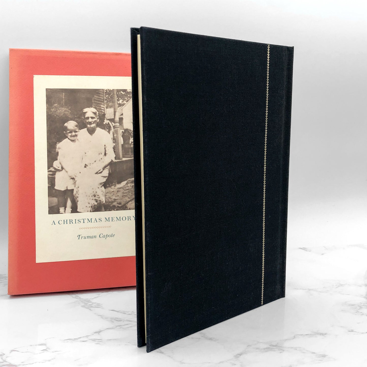 A Christmas Memory by Truman Capote [ANTIQUE HARDCOVER + SLIPCASE] • 1966 • Random House