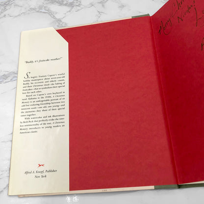 A Christmas Memory by Truman Capote & Beth Peck [PICTUREBOOK EDITION] 1989 • Alfred A Knopf