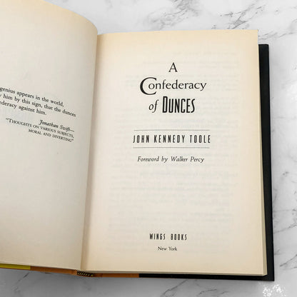 A Confederacy of Dunces by John Kennedy Toole [1994 HARDCOVER RE-ISSUE] • Wings