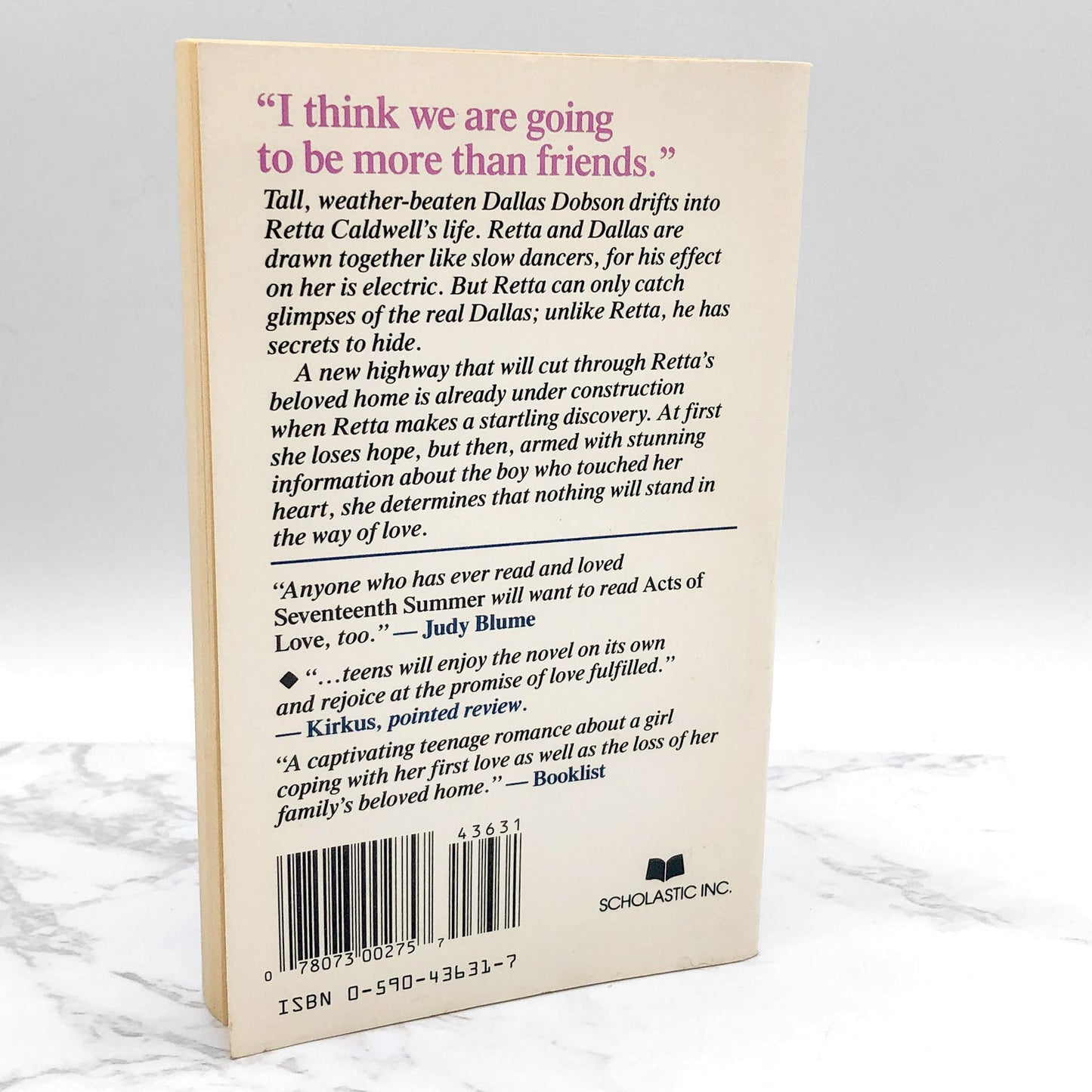 Acts of Love by Maureen Daly [FIRST PAPERBACK EDITION] 1986 • POINT