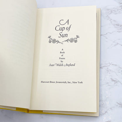 A Cup of Sun: A Book of Poems by Joan Walsh Anglund [FIRST EDITION] 1967 • Harcourt Brace