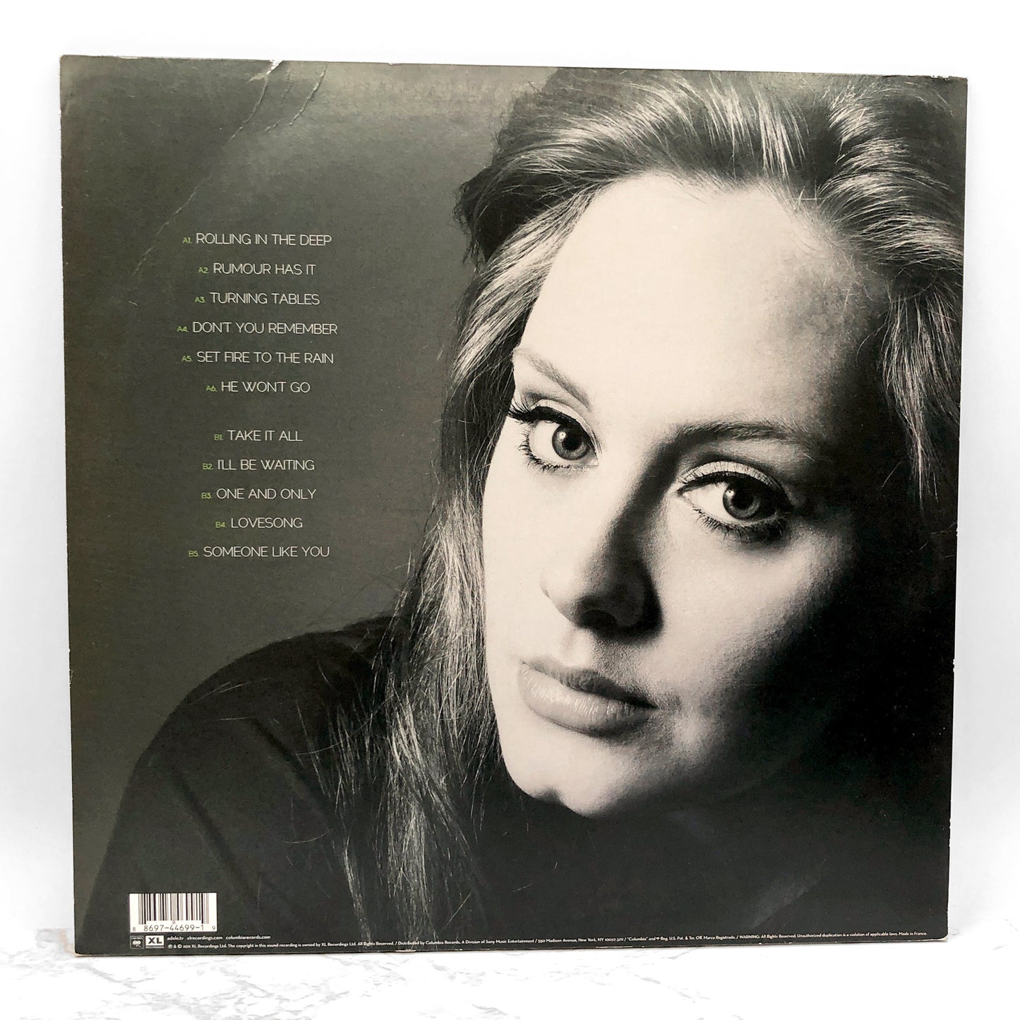 Adele - 21 [VINYL LP] 2011 • XL Recordings / Columbia [*See Condition]