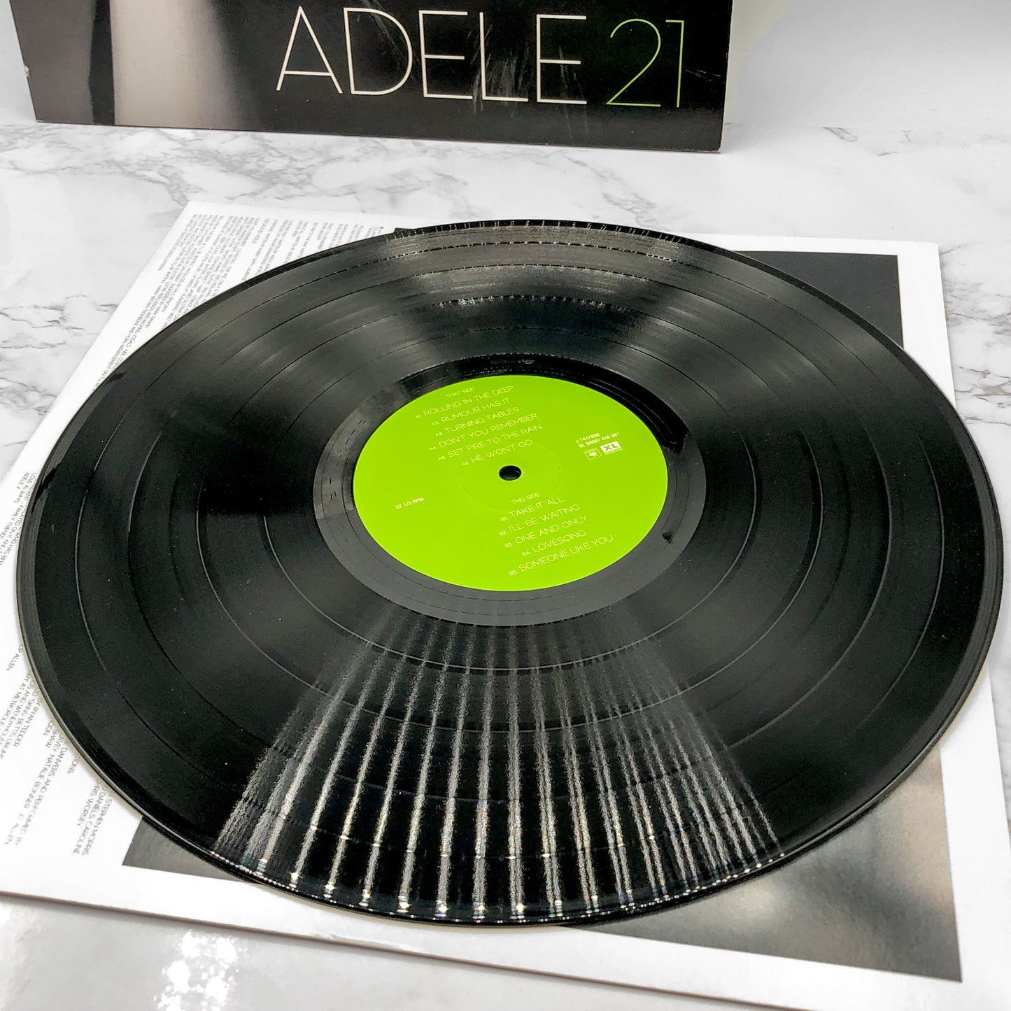 Adele - 21 [VINYL LP] 2011 • XL Recordings / Columbia [*See Condition]