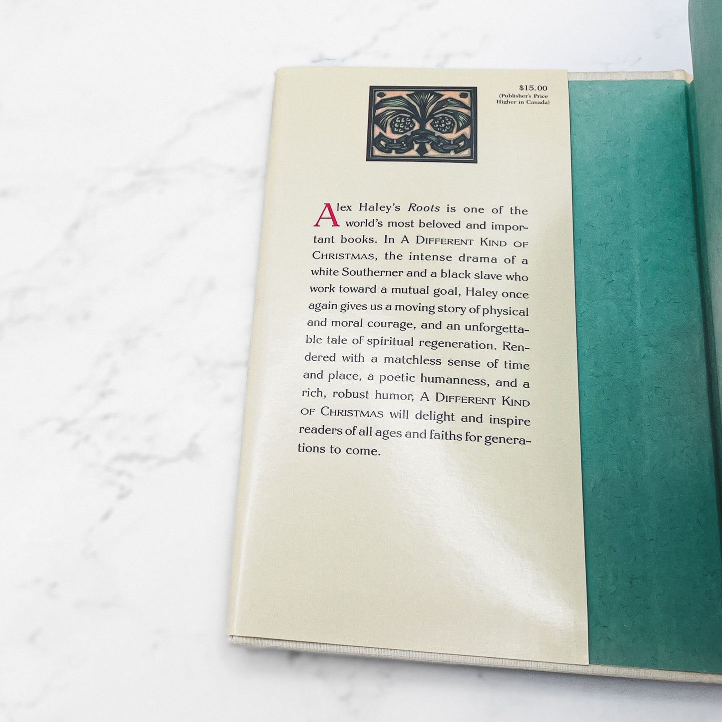 A Different Kind of Christmas by Alex Haley [FIRST EDITION • FIRST PRINTING] 1988 • Doubleday