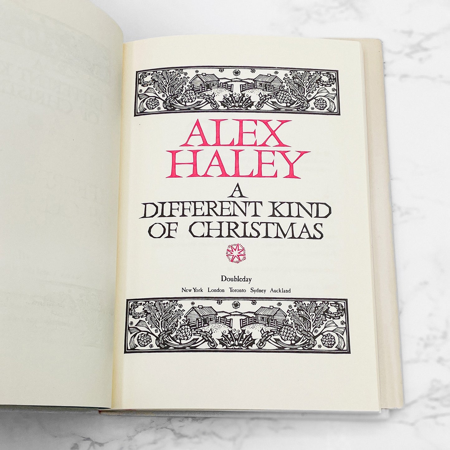 A Different Kind of Christmas by Alex Haley [FIRST EDITION • FIRST PRINTING] 1988 • Doubleday