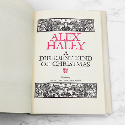A Different Kind of Christmas by Alex Haley [FIRST EDITION • FIRST PRINTING] 1988 • Doubleday