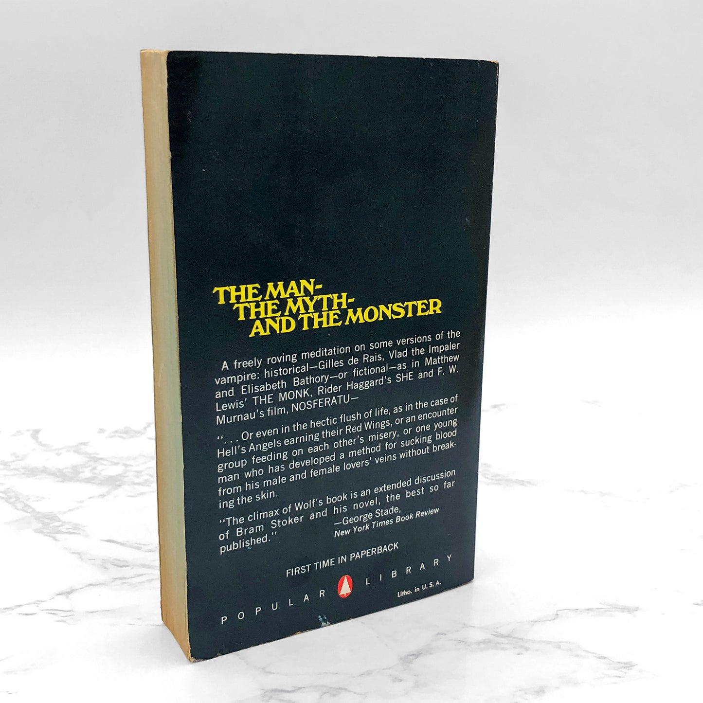 A Dream of Dracula: In Search of the Living Dead by Leonard Wolf [FIRST PAPERBACK PRINTING] 1972