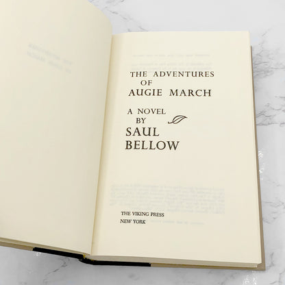 The Adventures of Augie March by Saul Bellow [1953 HARDCOVER] • The Viking Press