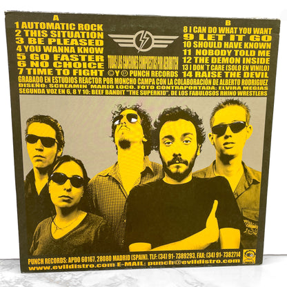 Aerobitch – Steamrollin' [VINYL LP] 2000 • First Pressing w/ Sticker! • Punch Records