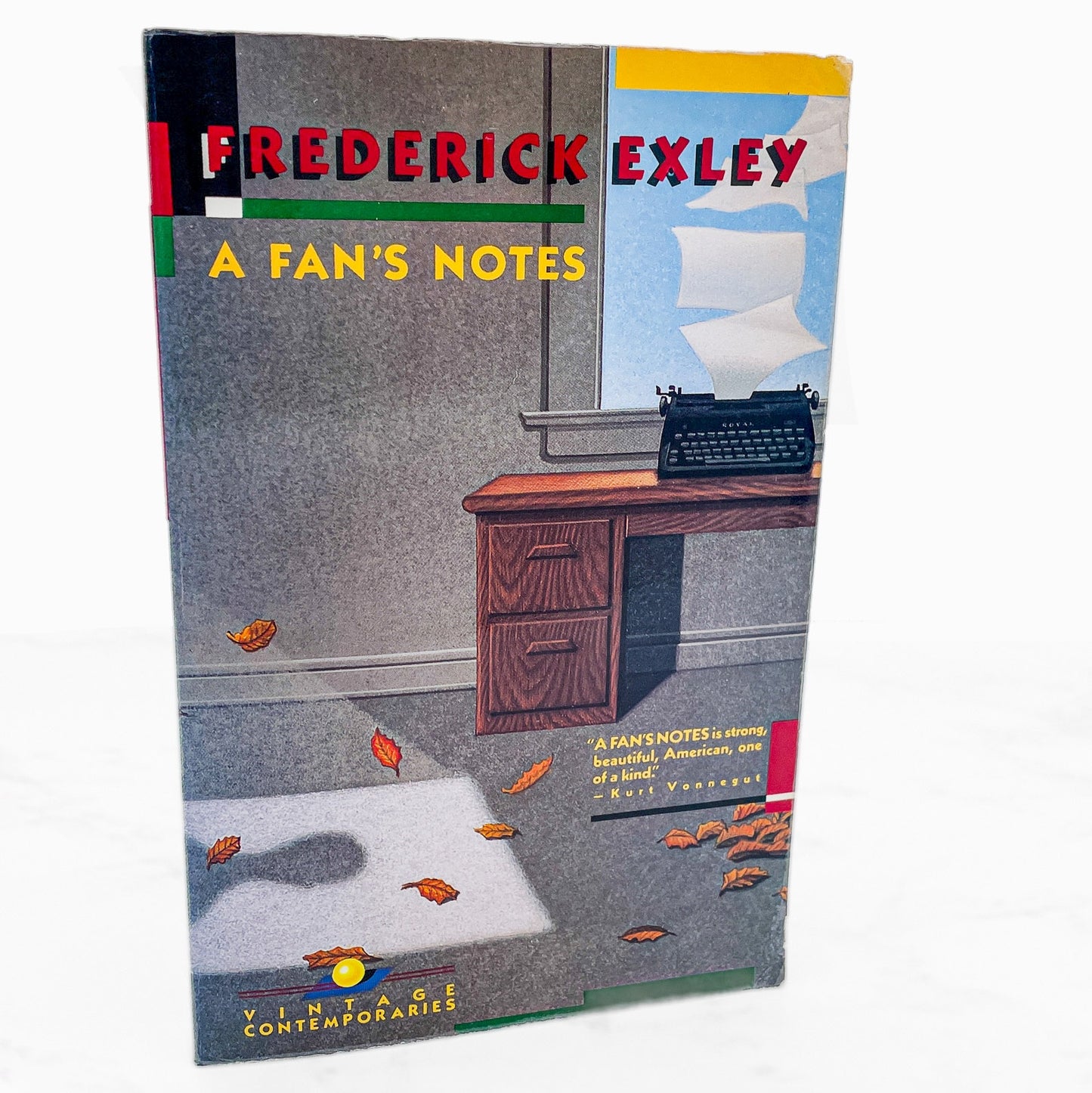 A Fan's Notes by Frederick Exley [TRADE PAPERBACK] 1988 • Vintage Contemporaries