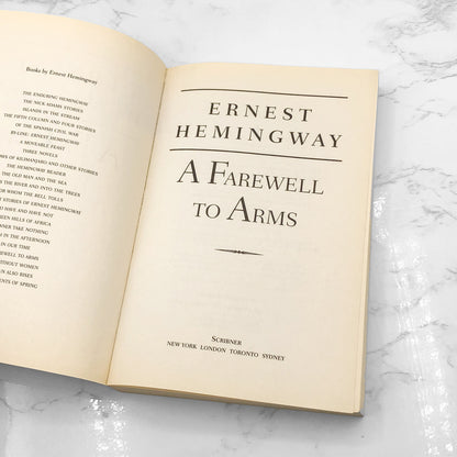 A Farewell to Arms by Ernest Hemingway [TRADE PAPERBACK] 2003 • Scribner